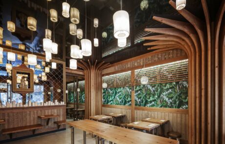 Interior del restaurante Koh Lanta